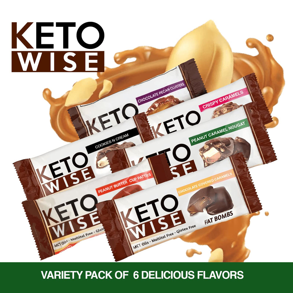 Lifestyle shot of Keto Wise Fat Bombs as keto-friendly snack