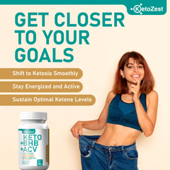 KetoZest bottle back showing dosage and ingredients