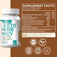 Vitamin D3 Zinc Chromium logos on supplement label