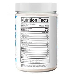 Keto Zone MCT Oil Powder Coconut Cream nutrition label and usage