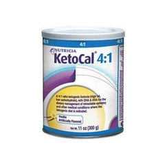 KetoCal 4:1 Vanilla Flavor Powder Can 300g - front view