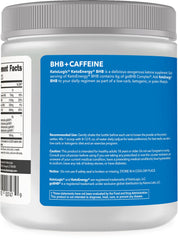 KetoEnergy BHB Raspberry Lemonade packaging showing lab-tested and non-GMO badges