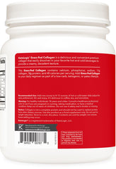 Close-up of vanilla collagen powder