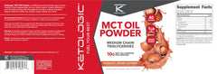 Ketologic MCT Oil Powder Hazelnut Cream added to coffee