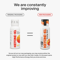 Peach Ketone-IQ energy shot packaging and box