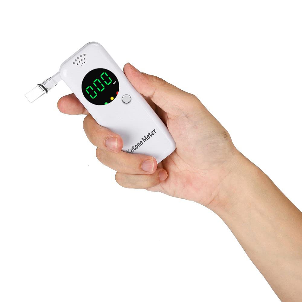 Breath acetone level chart from 0 to 99 PPM.