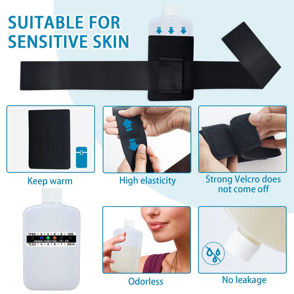 10 adhesive temperature test strips in KEVTVEK kit