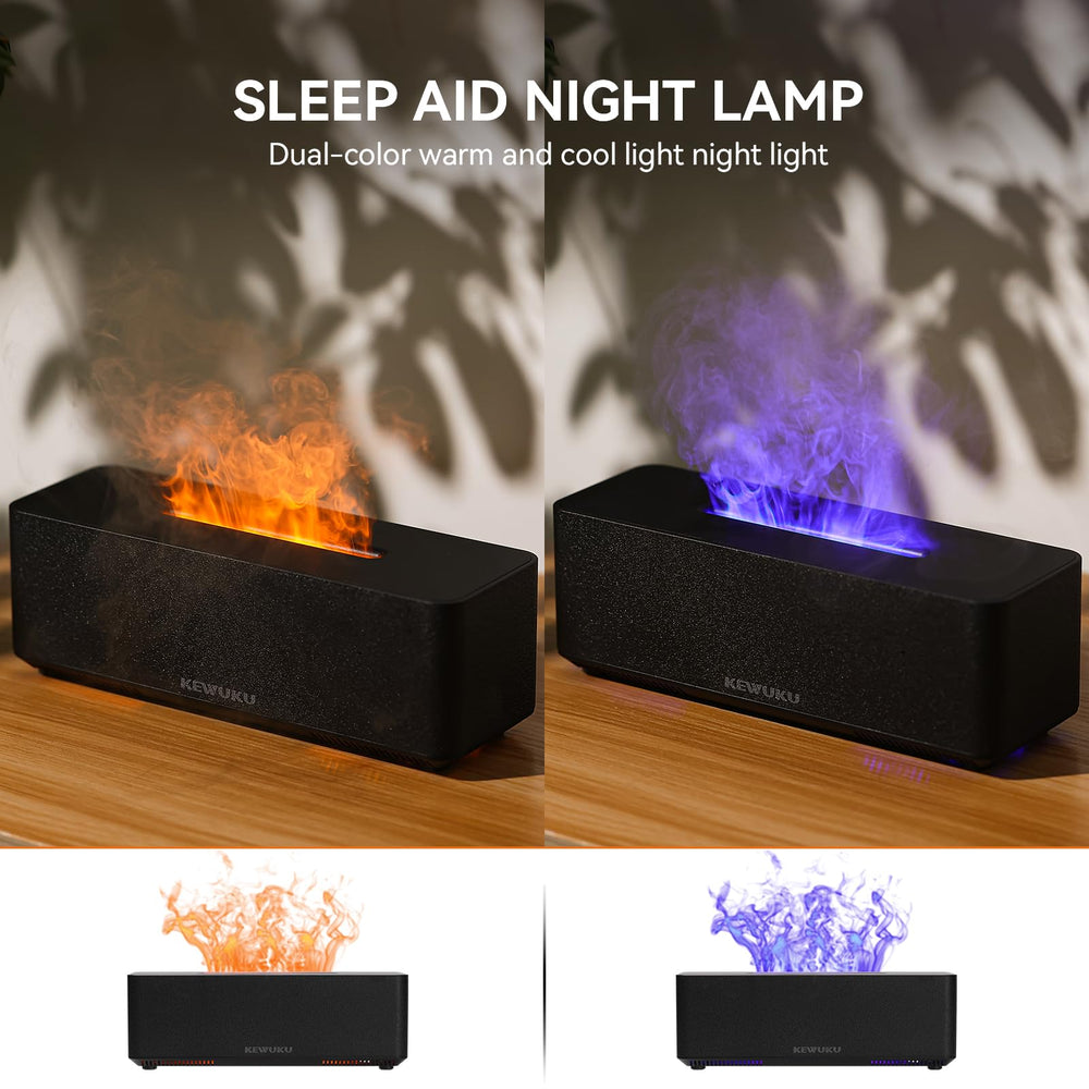 Ultrasonic mist being emitted from KEWUKU diffuser