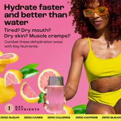 Made in USA label on electrolyte powder packaging