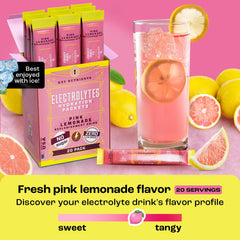 No sugar and no calories electrolyte drink mix