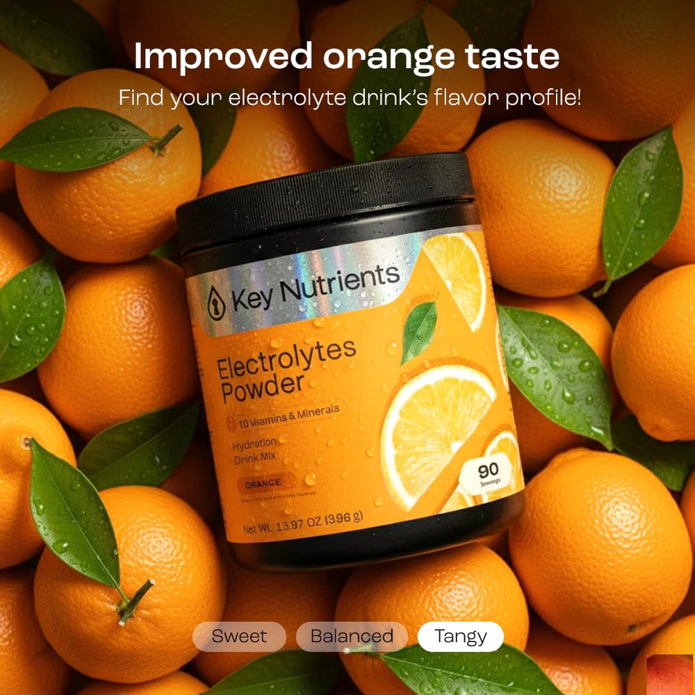 Serving suggestion with powder and glass, no calories and no sugar