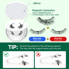 KEYYOU daily wear lashes shown for quick daily look