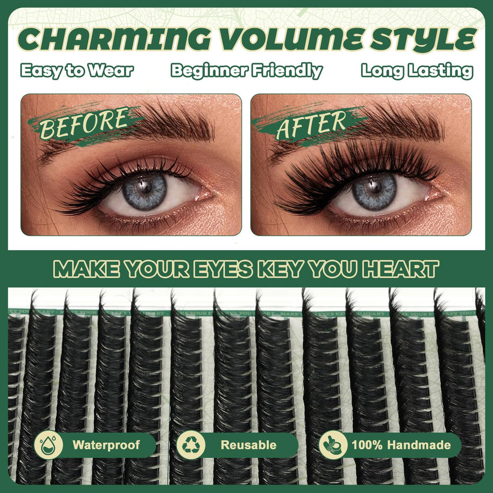 No glue residue with KEYYOU clusters makes DIY easy.