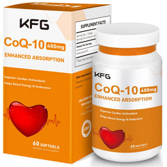 KFG CoQ10 400mg Softgels bottle