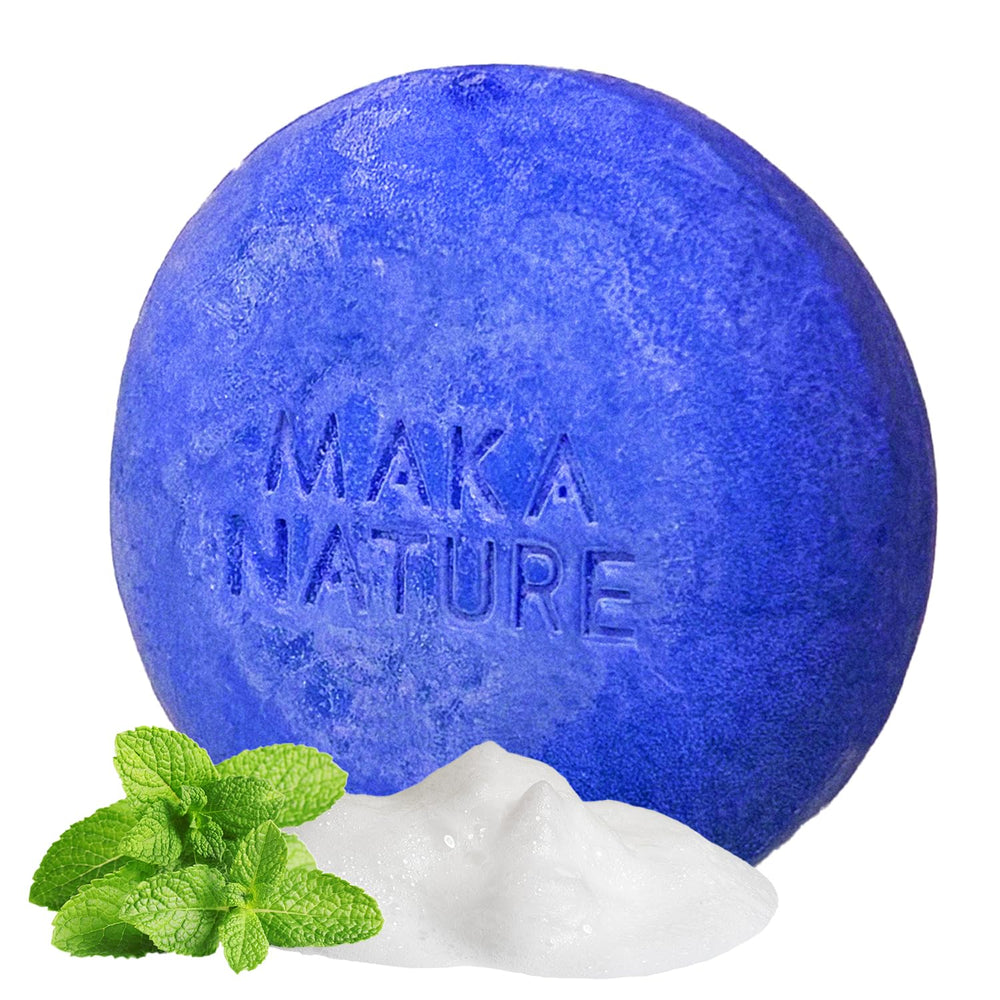 KGallery Maka Nature low-carbon shampoo bar packaging showcasing eco-friendly design for sustainable care.