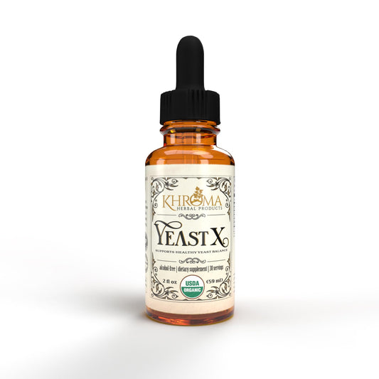 Khroma Yeast X 2 oz glass bottle - front view