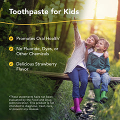 Packaging for Kid-e-kare Strawberry Toothpaste