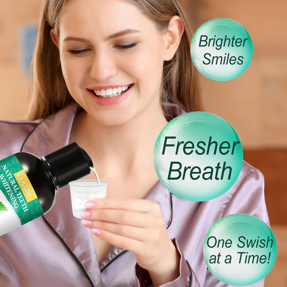 Safe for adults and kids, daily use coconut oil mouthwash