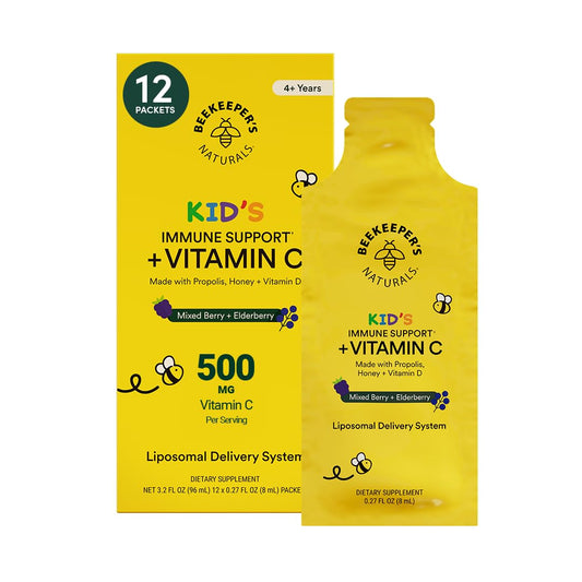 Beekeeper's Naturals Kid's Immune Liposomal Vitamin C bottle