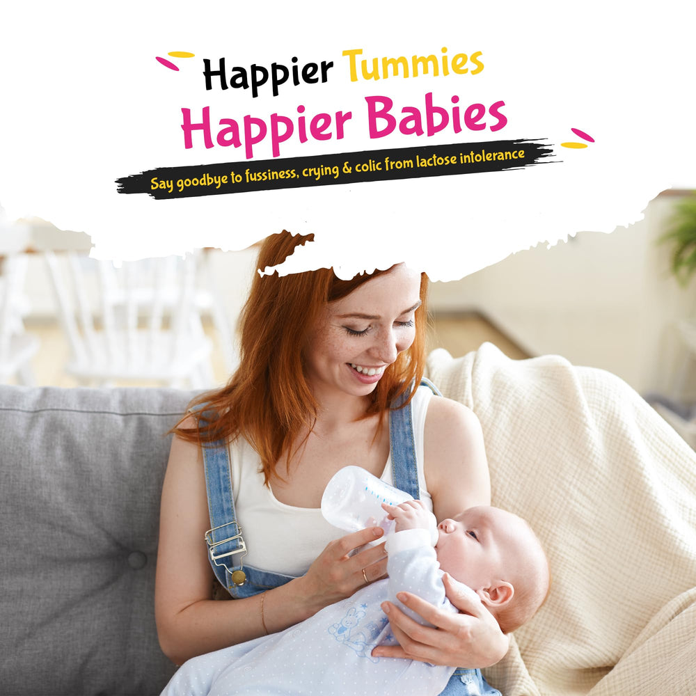 Droplets being added to breast milk or formula