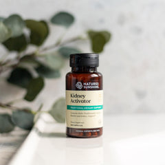 Herbal ingredients for kidney support: juniper berries, parsley, uva ursi, dandelion, chamomile