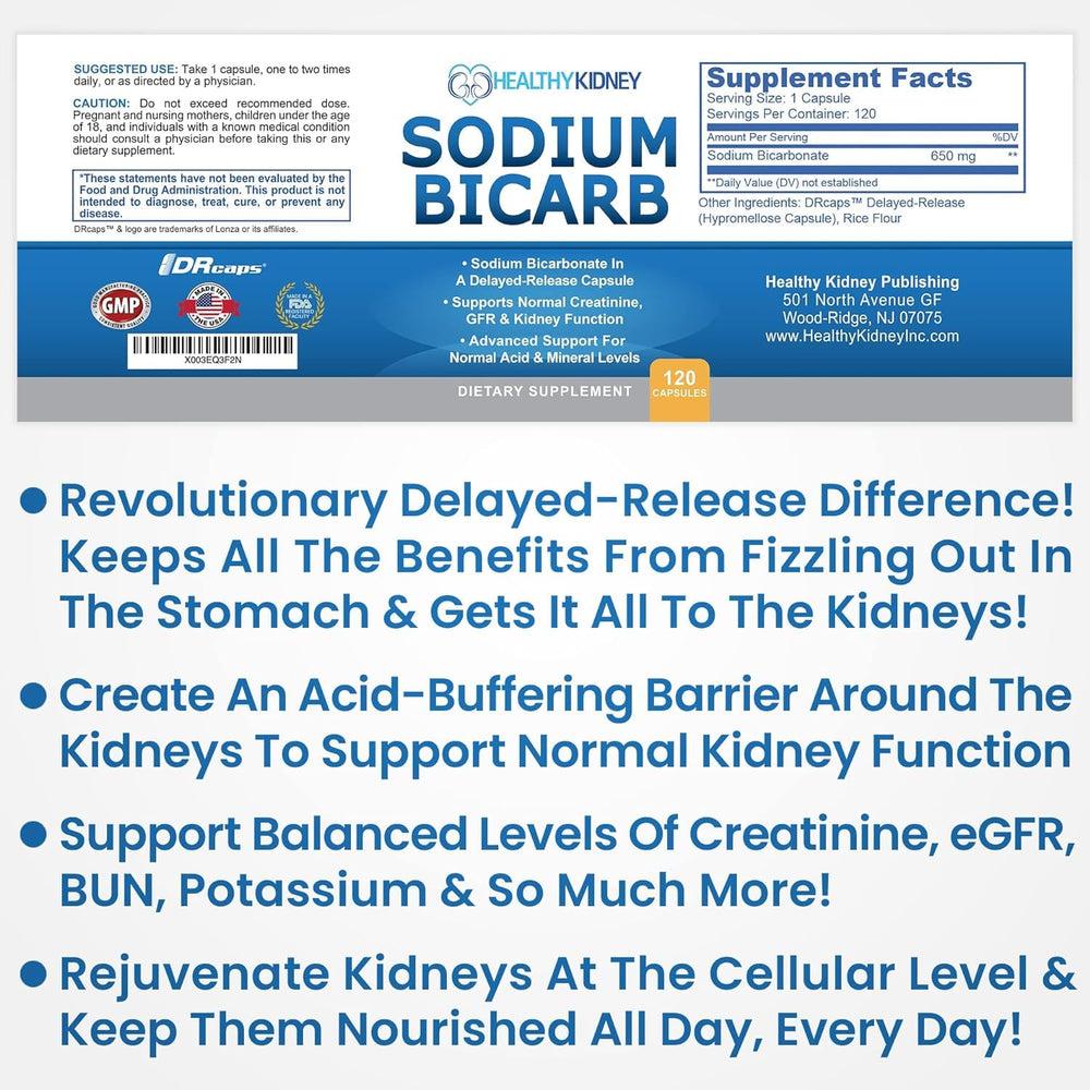 Close up of delayed-release Kidney Restore capsule design for targeted delivery.