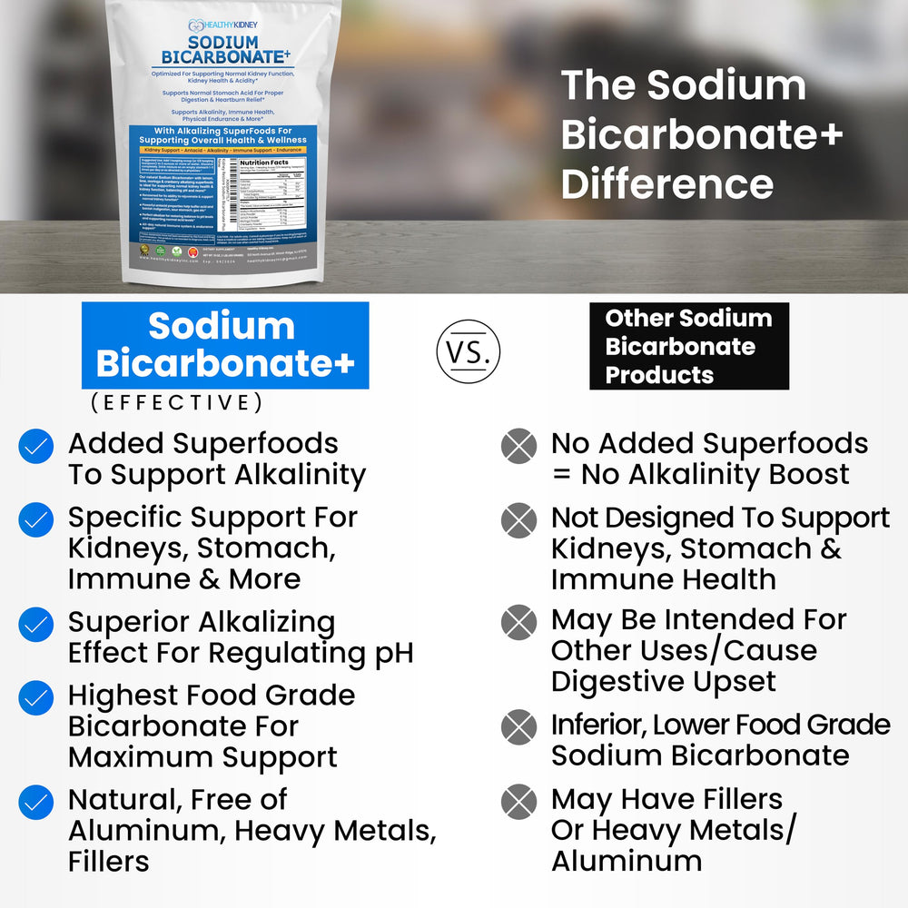 Kidney Restore immune support visual with powder in glass promoting wellness potential