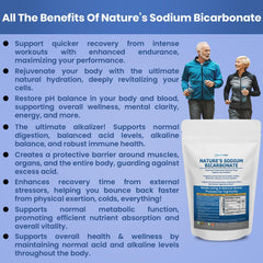 Kidney Restore sodium bicarbonate powder pour demonstrates easy-to-use form for quick mixing.