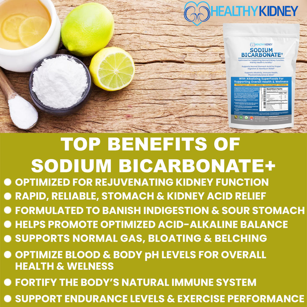 Kidney Restore product scoop beside container to show easy dosing.