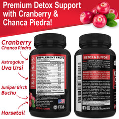 Capsules of Kidney Cleanse Detox Supplement ready to take