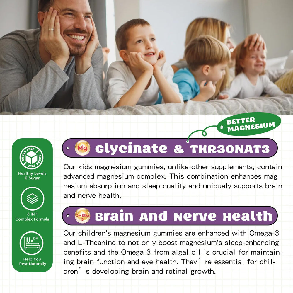 Gummies suitable for kids and adults supporting calm and mood.