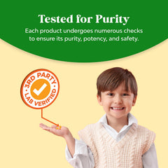 Ingredients and allergen-free claim graphic