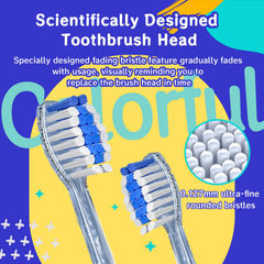 IPX7 waterproof symbol with purple toothbrush
