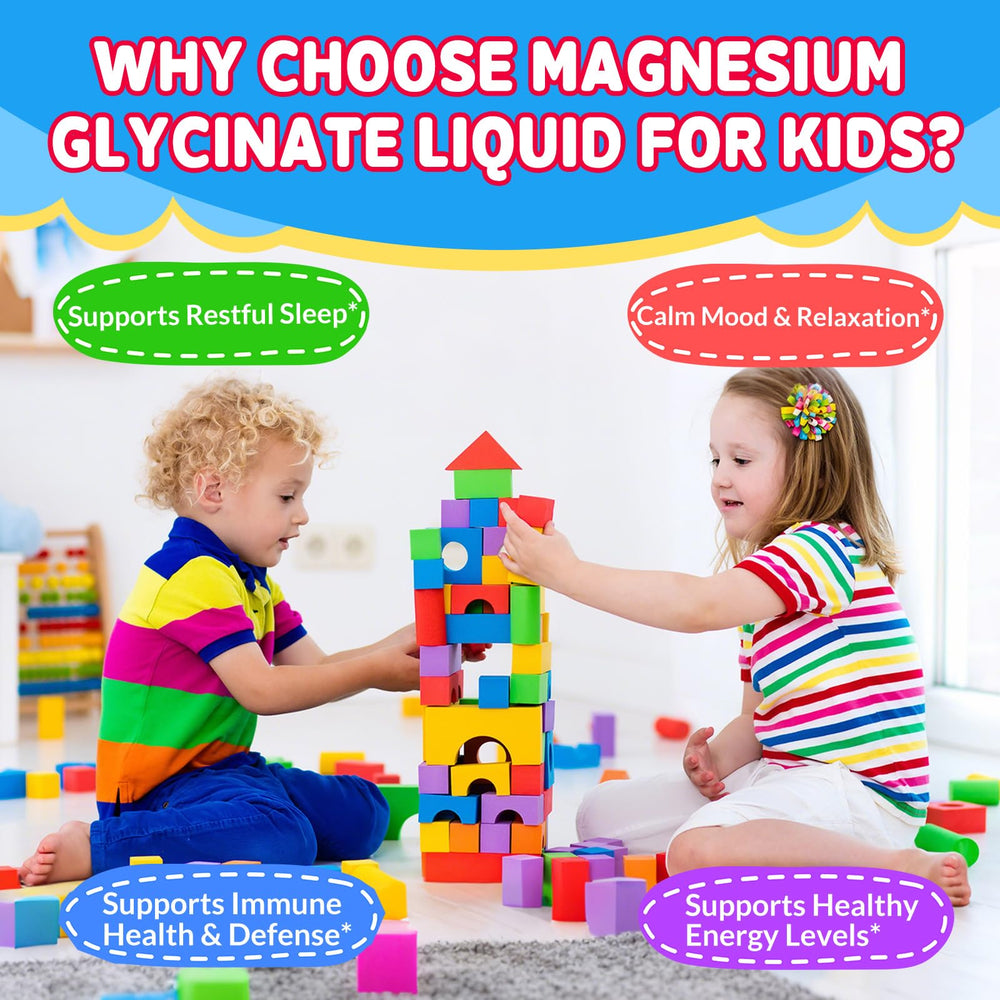 Brain focus and emotional support from magnesium glycinate for kids