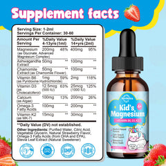 Calcium, D3, and K2 blend for bones in kids magnesium drops