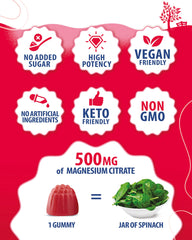 Kids magnesium gummies suitable for ages 4 and up