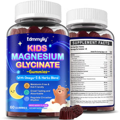 Bottle of Kids Magnesium Glycinate Gummies 200mg