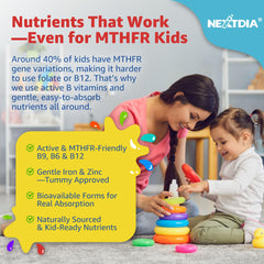 Nutrition panel for kids multivitamin gummies