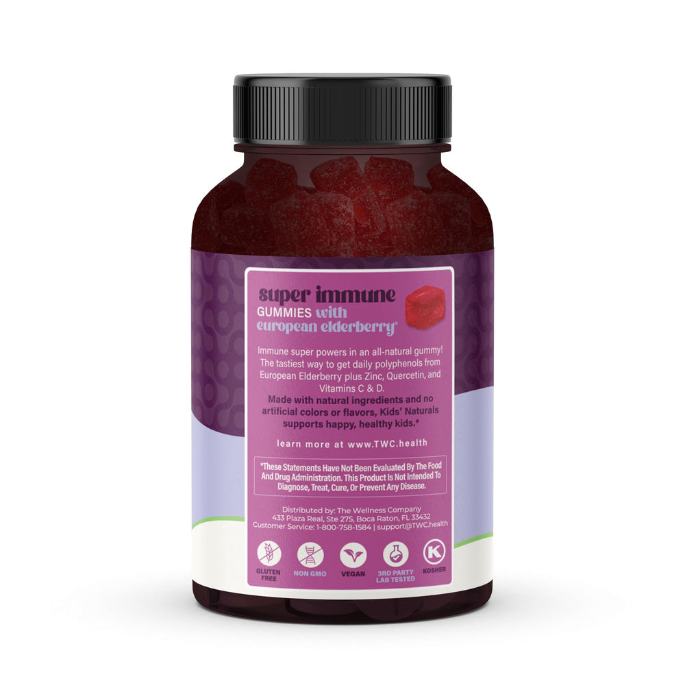 Box packaging for Kids Naturals Elderberry Gummies