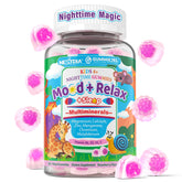 Bottle of Kids Nighttime Multimineral Gummies with label visible