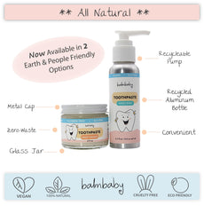 Mint flavor pump bottle toothpaste for kids