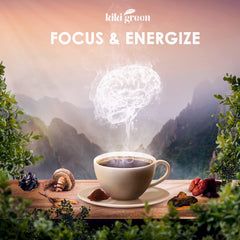 Powder in a scoop ready to add to drinks