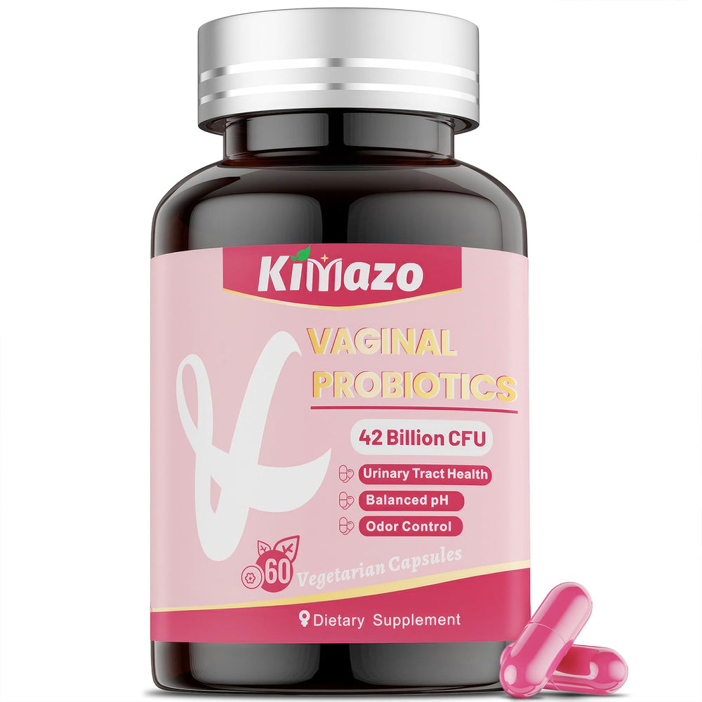 Kimazo Vaginal Probiotics bottle with 60 capsules