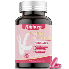 Kimazo Vaginal Probiotics bottle with 60 capsules