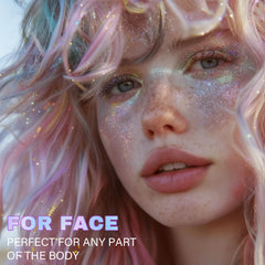 KIMIEYE roll-on glitter gel easy to apply with no mess and quick shimmering look