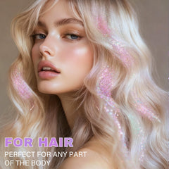 Safe, skin-friendly glitter formula suitable for day and night looks.