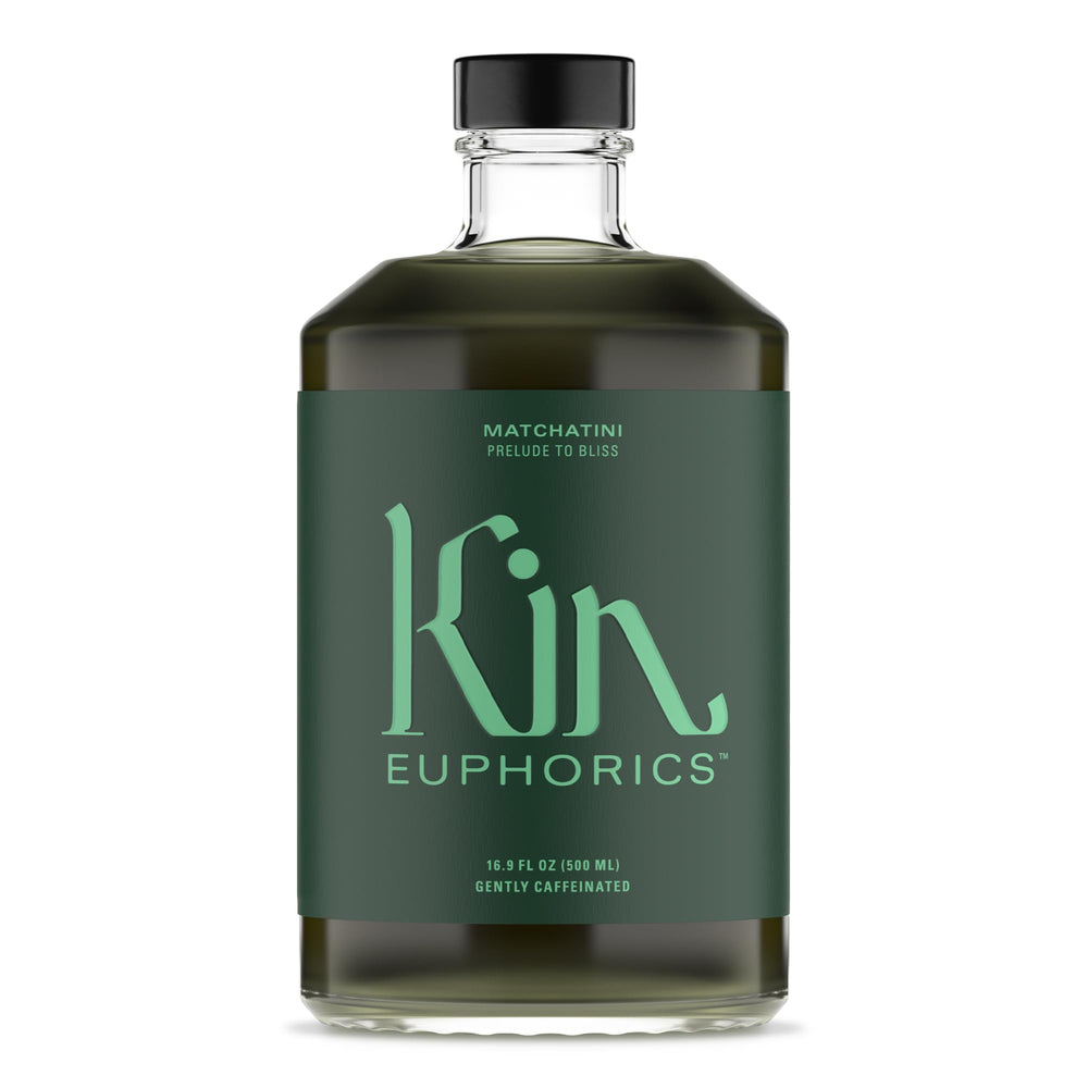Kin Euphorics Matchatini bottle displayed on white background