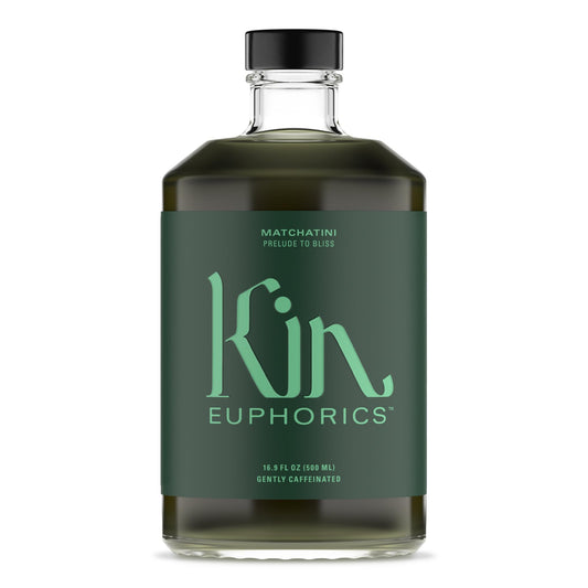Kin Euphorics Matchatini bottle displayed on white background
