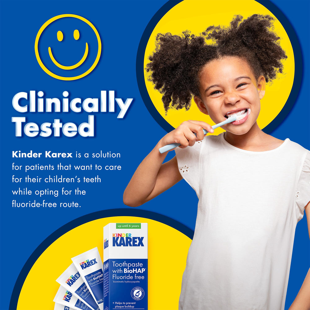 Kinder Karex toothpaste tube close-up