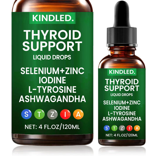 Kindled Thyroid Support Drops bottle
